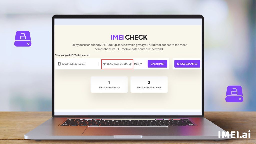 How to check the activation lock status via IMEI.ai